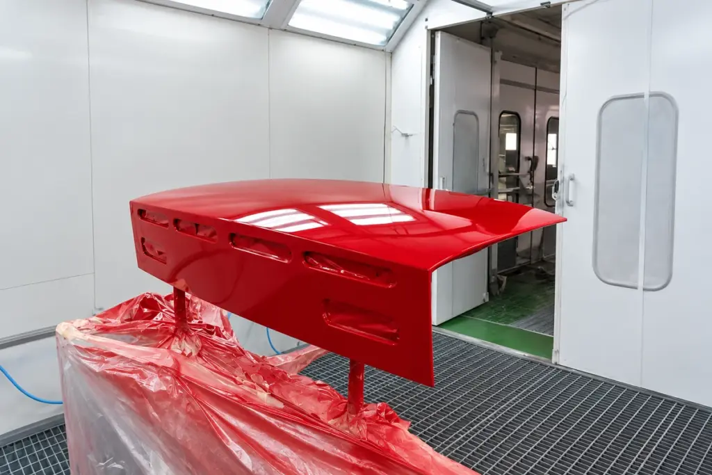 Zagato Zimp – pannelli durante la verniciatura