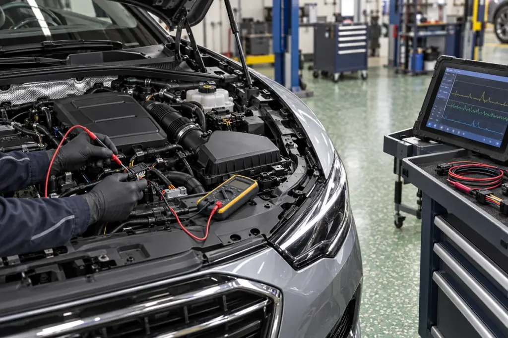 Diagnosi per ricerca guasti su tutti i marchi di automobili